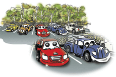 parking trucks